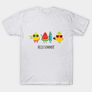 Hello Summer! Fruits T-Shirt